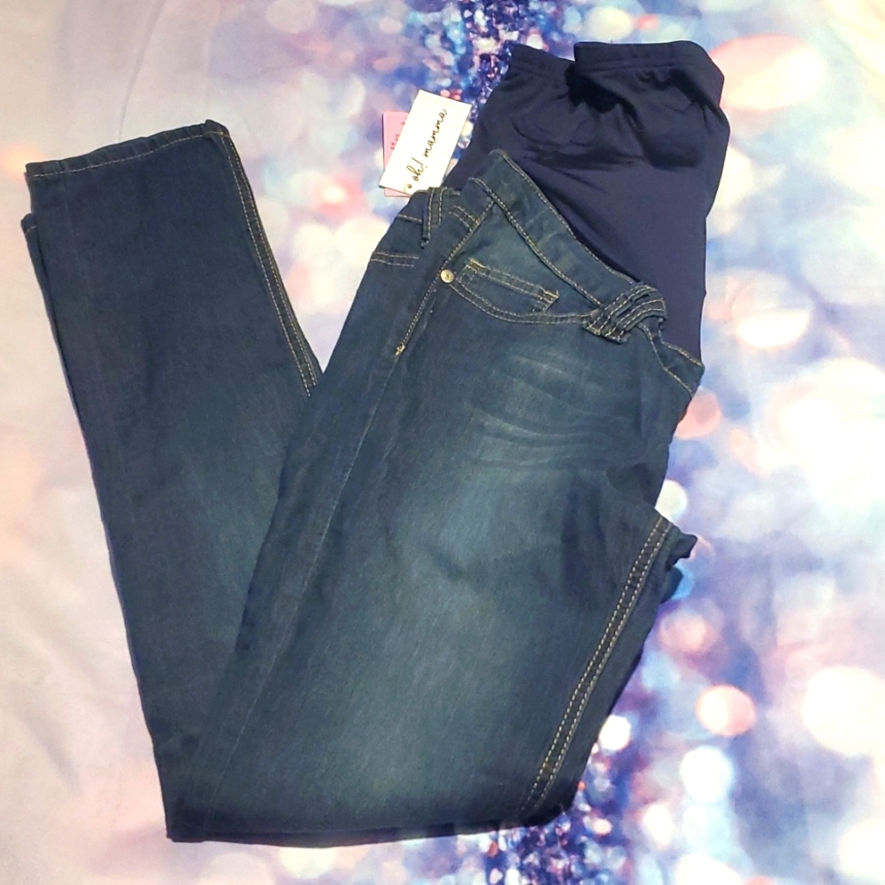 Oh! Mamma Maternity Jeans NWT